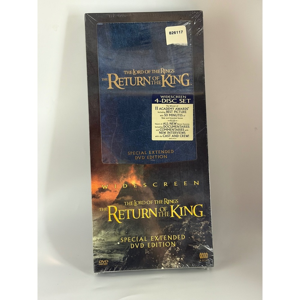 Lord of the Rings The Return of the King Special Extended DVD Edition 4-Disc New